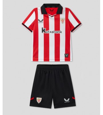 Athletic Bilbao Primera Equipación Niños 2025-26 Manga Corta (+ Pantalones cortos)